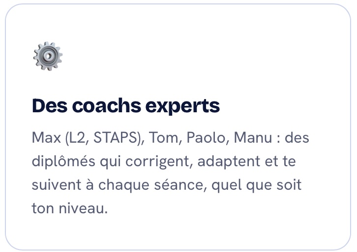 Coachs experts